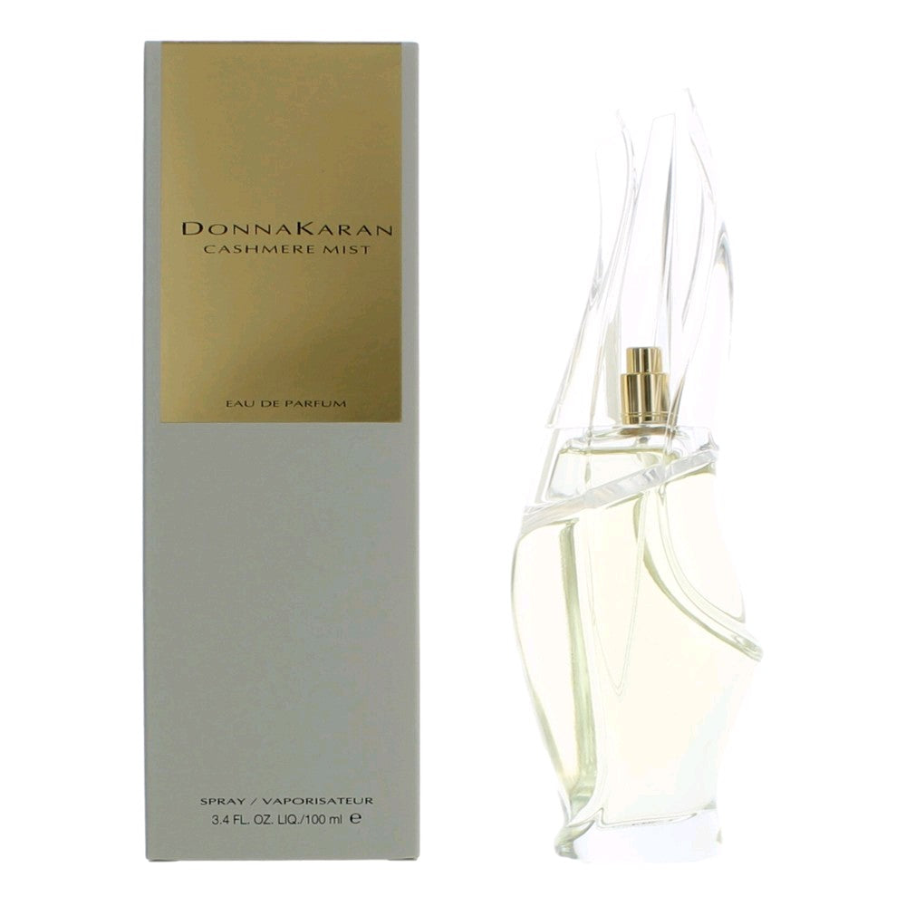 Bottle of Cashmere Mist by Donna Karan, 3.4 oz Eau De Parfum Spray for Women